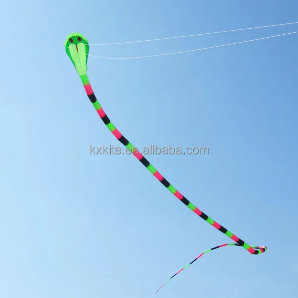 Weifang Kaixuan 40m dual line large snake inflatable Kite for sale.jpg