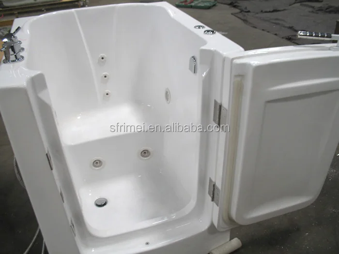 K8106 Low Price Walk In Tub Combo Bathtub With Seat Shower For