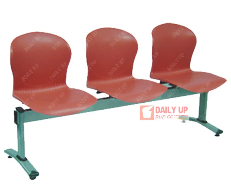 Stylish 3-Beam Chair Medical Waiting Room Chairs Solid Public Airport Chair