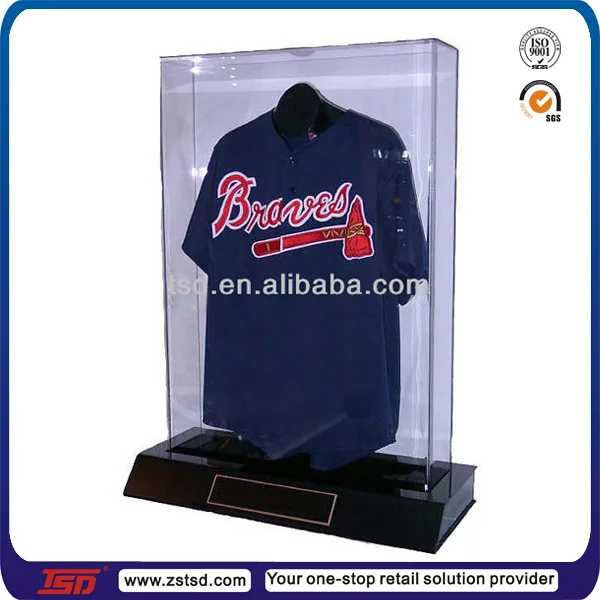 Clear Acrylic Jersey Display Case,Clothing Store Showcase,Jersey