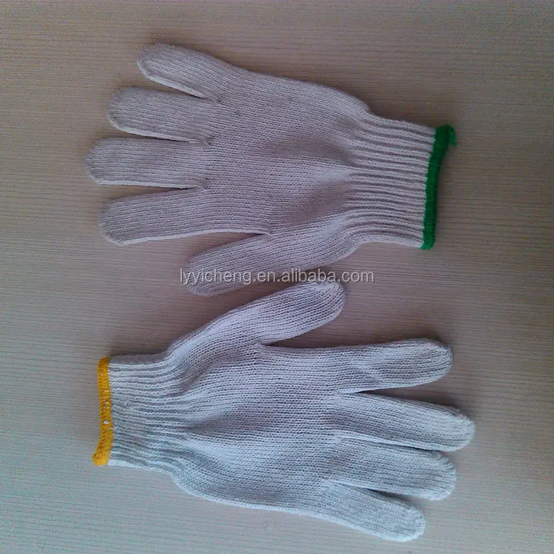Red Cotton Gloves Rubber Coated Cotton Glove Buy Cotton Knitted