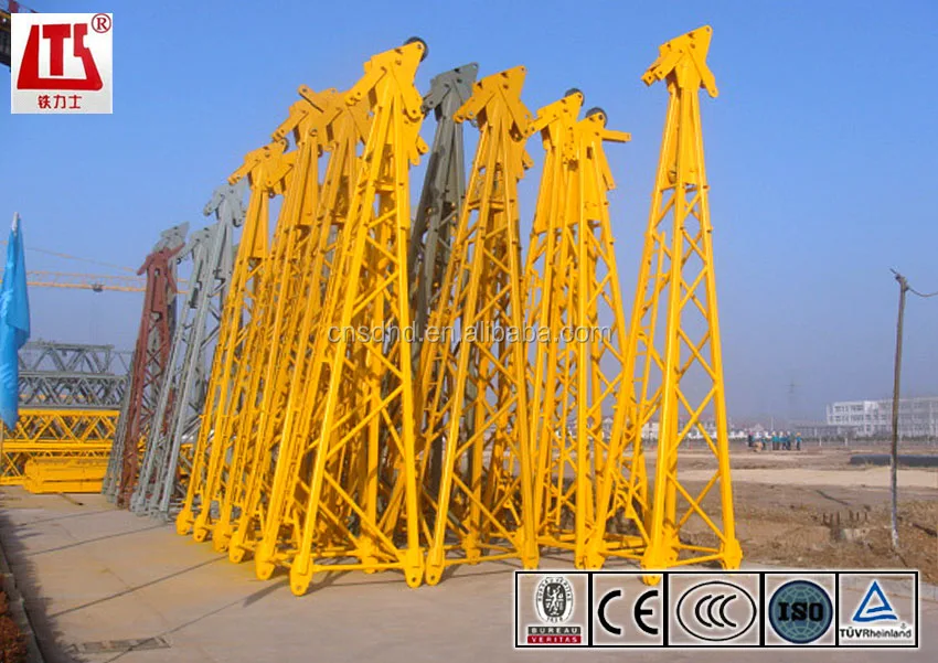 6t lifting capacity tower crane mobile tower crane QTZ63B