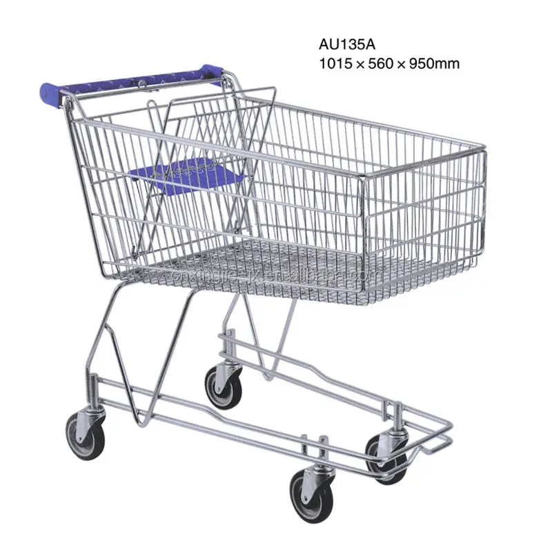 Australia Style Supermarket Used Shopping Carts Carts For Seniors/grocery Shopping