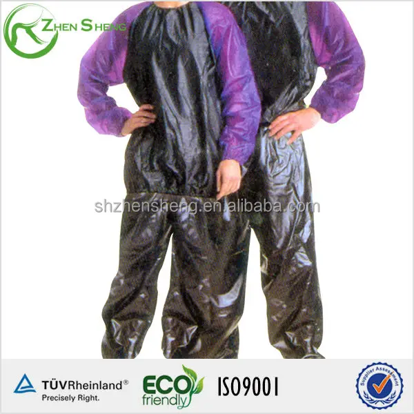 Zhensheng Disposable Sauna Suit Pvc Or Eva Material Buy Disposable Sauna Suit,Exercise Sauna