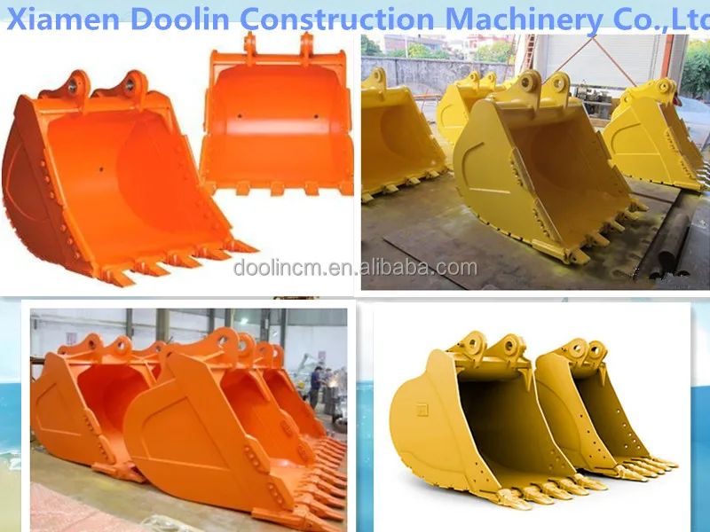 Hyundai Excavator Bucket R55 Excavator Parts Bucket Bucket Teeth For 