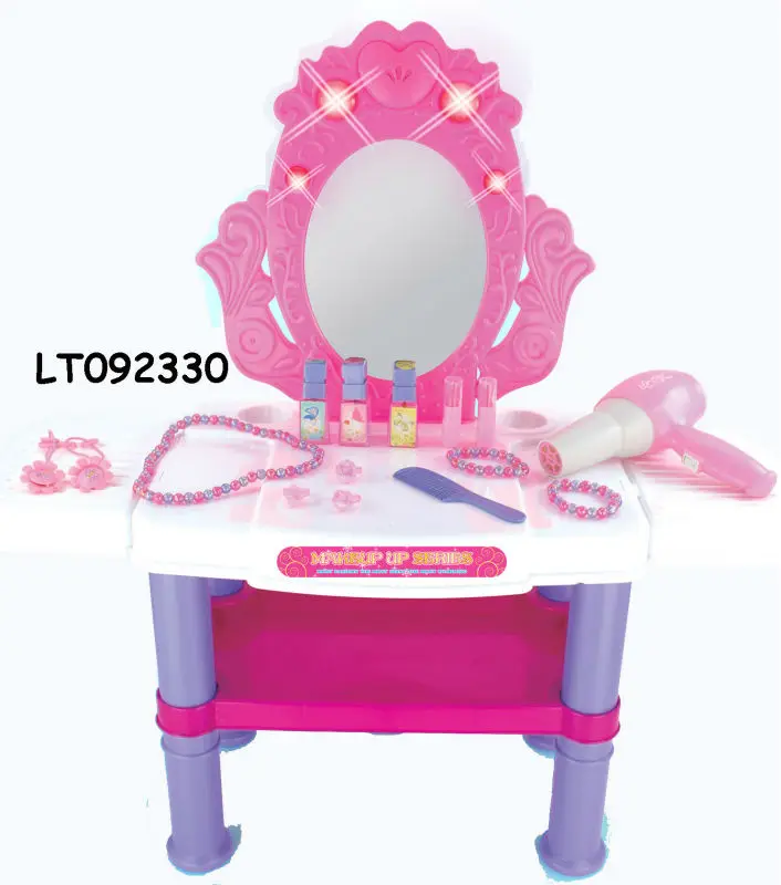 音楽と光の女の子のドレッサーセットのおもちゃ 女の子の鏡の美容ドレッサーのおもちゃ 子供のふりのおもちゃ Buy 女の子ドレッサーおもちゃ音楽 ライト 女の子ミラー美容おもちゃ ふりおもちゃ Product On Alibaba Com