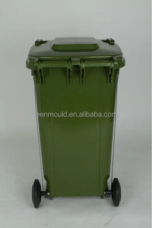 China New 240l Green Outdoor Pedaled Garbage Can With Wheels 240l Waste   HT1BAgHFQRXXXagOFbXL 