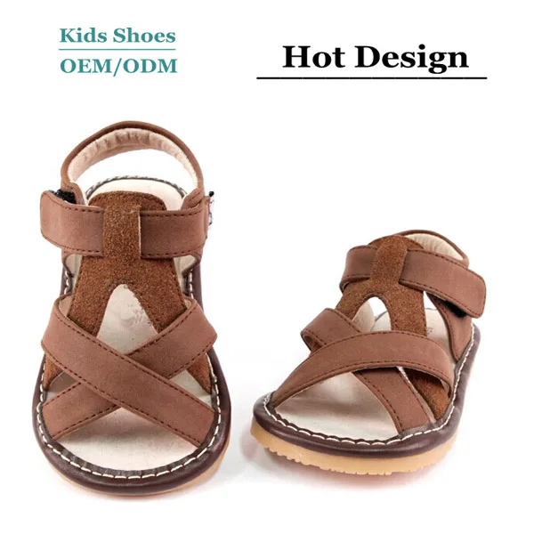 boys leather flip flops