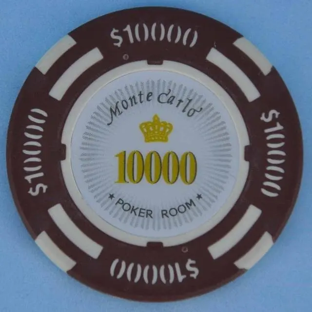 Monaco casino clay poker chips