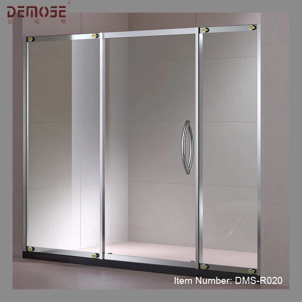 Sliding Crystal Clear Glass Bathtub Door Buy Clear Glass Bathtub Glass Sliding Door Crystal Glass Product On Alibaba Com