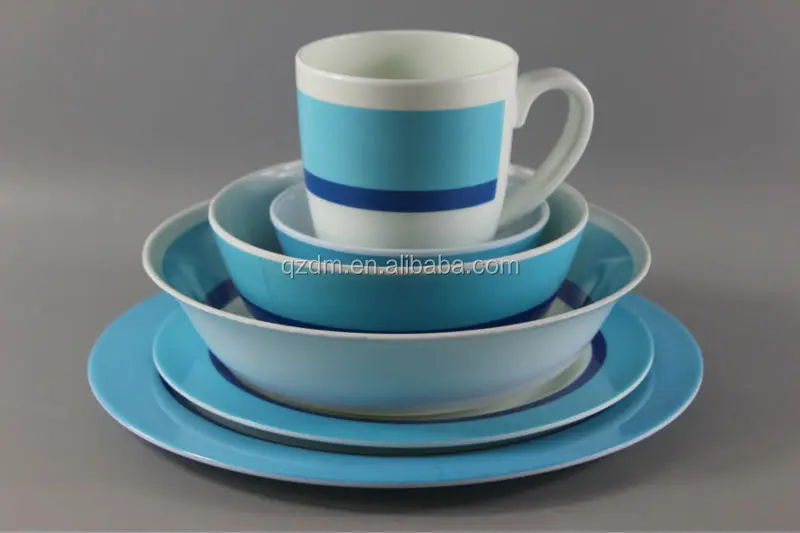 30 Or 100 Melamine Dinner Set Of 5 Pieces For Super Market
