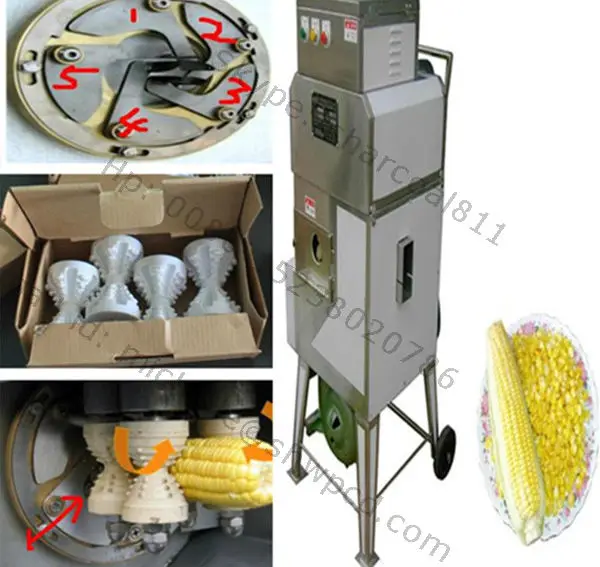Electric Stainless Steel Sweet Corn Kernel Removing Machine,Corn