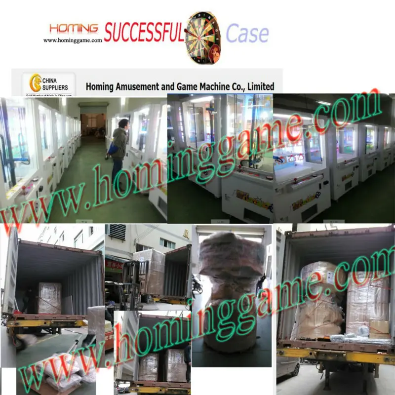 HomingGame deliver game machine successful case 5(www.hominggame.com)