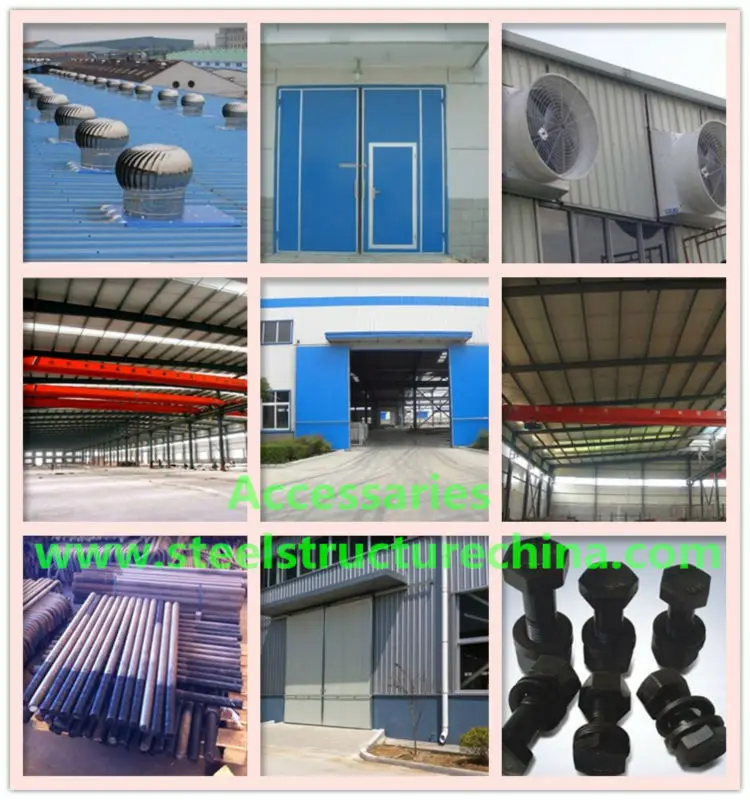 G+1 or two storeys portal frame steel warehouse