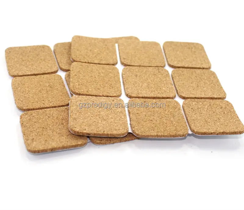 Square 25mm Adhesive Cork Pad For Furniture Buy Adhesive Cork Pad
