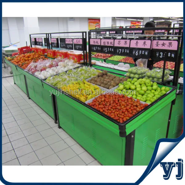 Supermarket Fruit Vegetable Display Rack With Separate Space Buy   HT1Cj0WFPFaXXagOFbXt 