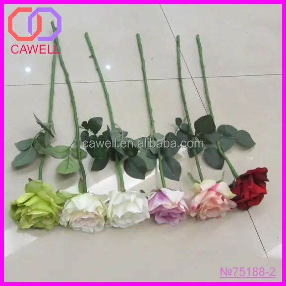 Wedding Decor Long Stem Silk Black Roses Sale Buy Black Roses Sale