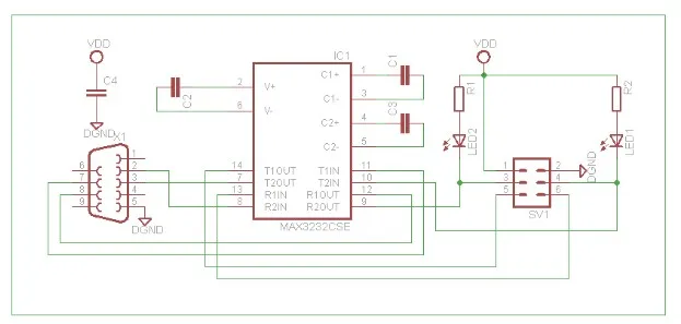 Схема rs232 to rs232