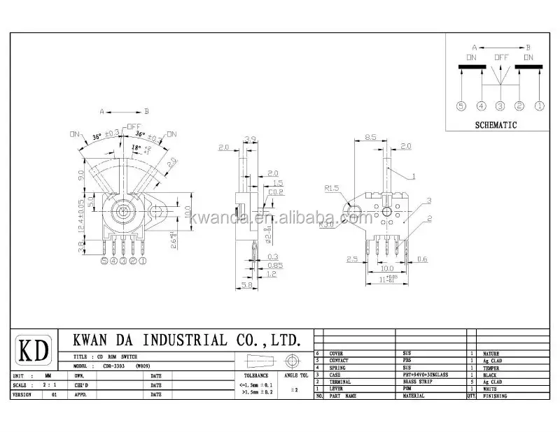 5 Pin Toggle Switch Manufacturer - Buy Toggle Switch Manufacturer,5 Pin