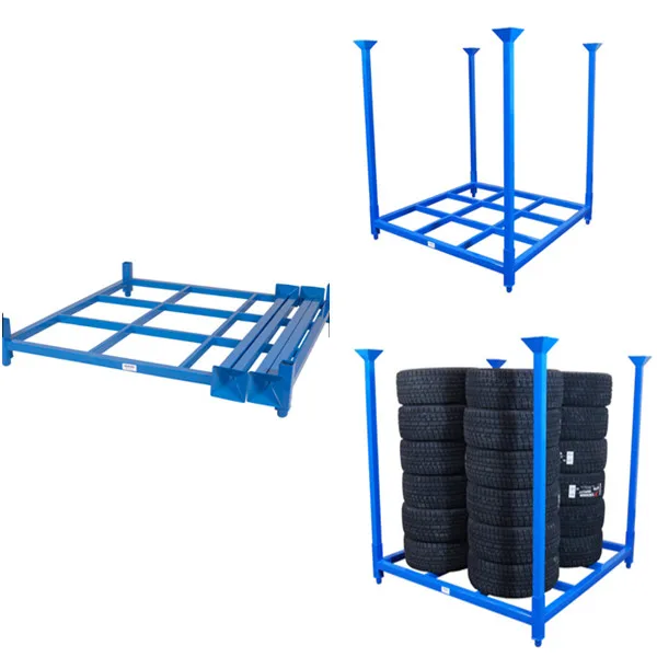 Heavy Duty Detached Steel Mobile Tire Display Rack Wholesale From