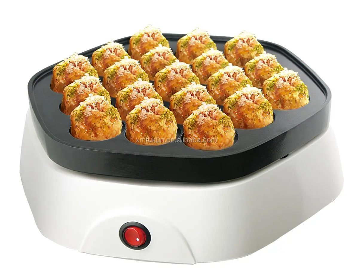 Electric Takoyaki Pan Big Holes Takoyaki Maker Japanese Snack Maker