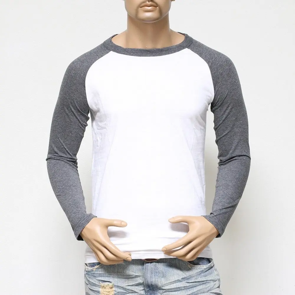 Plain Long Sleeve Baseball Tshirts For Men Jersey Vintage Tee Buy