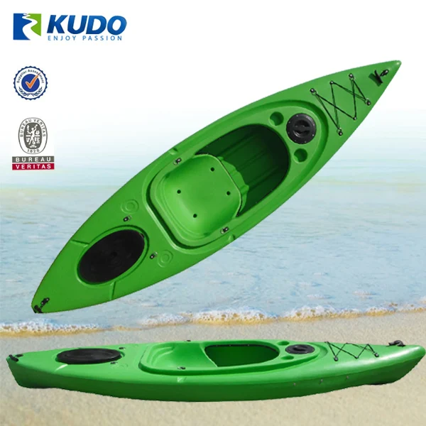 Cheap Plastic 9.8ft Pe K1 Racing Fishing Kayak 1 Piece Canoe Kayak Sea