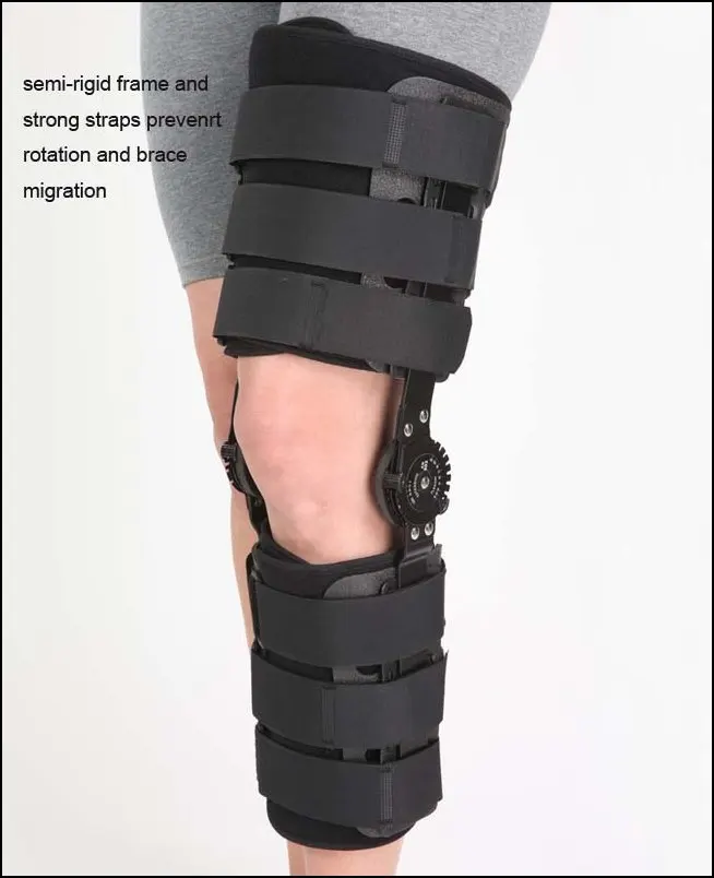 Knee And Leg Orthoses Post Operative Rom/dial Hinged Knee Brace - Buy ...