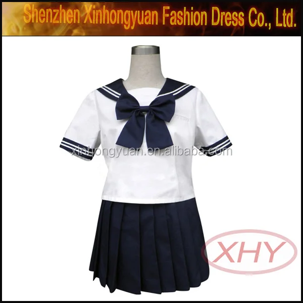 grey and white school uniform