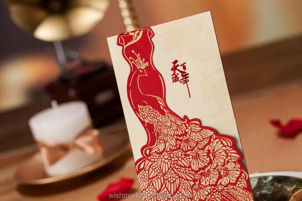 Destined Love Modern Chinese Wedding Invitation Modern Chinese Wedding Canada 100 Layer Cake