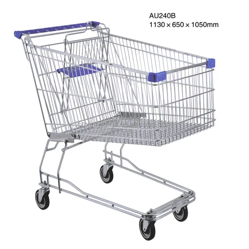 Australia Style Supermarket Used Shopping Carts Carts For