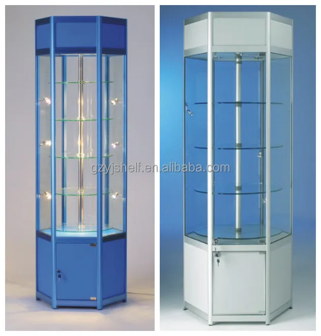 Transparent Glass Display Rotating Glasses Display Stand,Rotating Glass