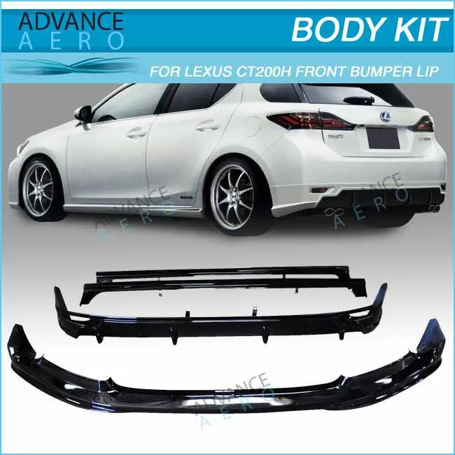 For 1113 Lexus Ct200h Typet Pp Front Bumper Lip + Rear Bumper Lip