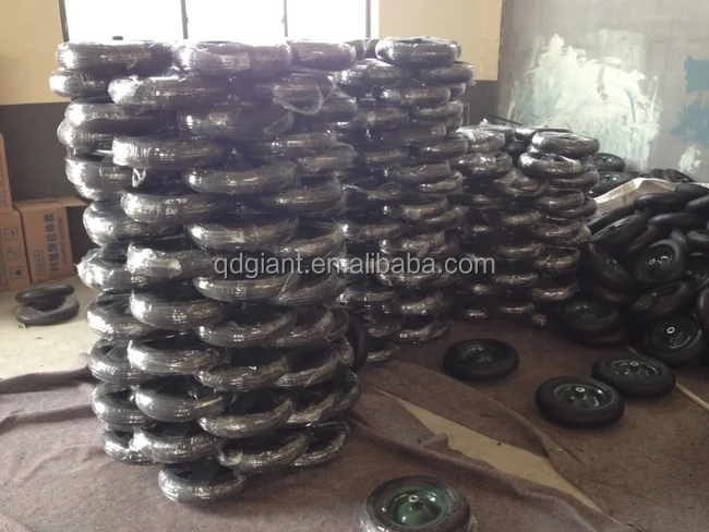 16 inch pneumatic rubber wheels 4.00-8 diamond pattern