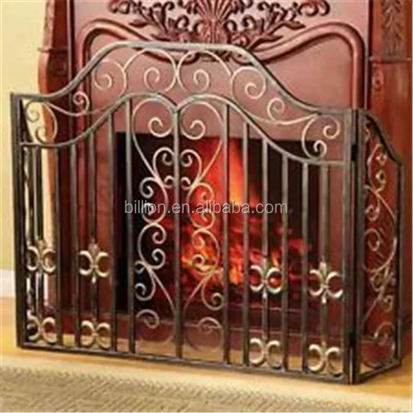 Cast Iron Folding Fireplace Screens Buy Iron Folding Fireplace Screen
