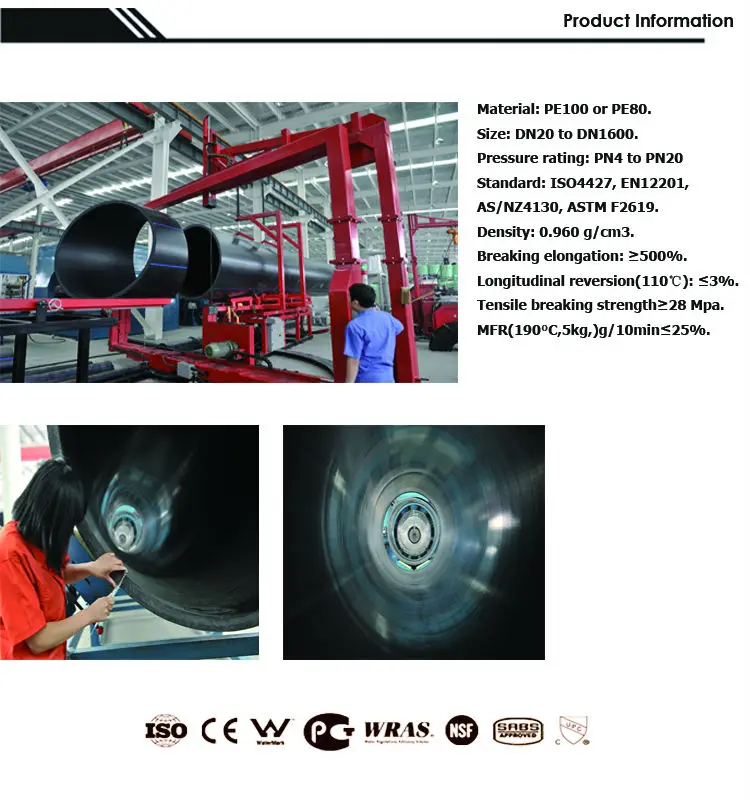 Polyethylene Fitting Pe Pehd Geothermal Pipe Fittings Y Shape Connector