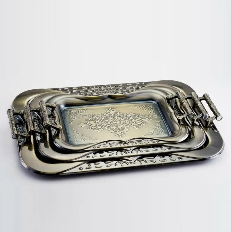 Wholesale Antique Vintage Metal Serving Traysmetal Fruit Tray Buy
