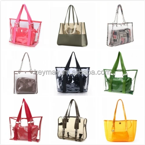 pvc designer handbags