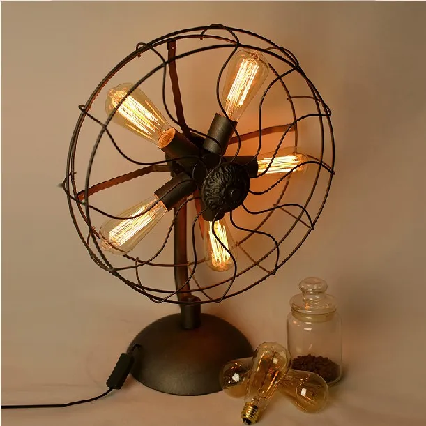 Vintage Table Lamp Fan Lamp Wrought Iron Buy Vintage Table Lamp