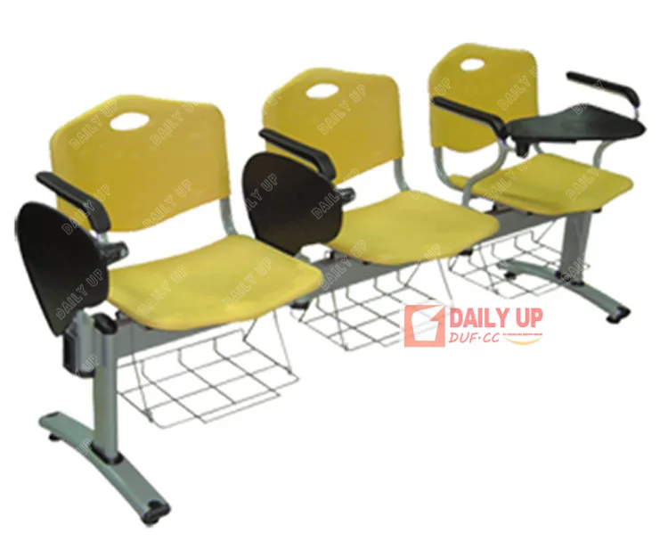 Salon Waiting Room Chairs with Writing Pad Sturdy Institutional Bench Cheap Relax Chair Export Companies