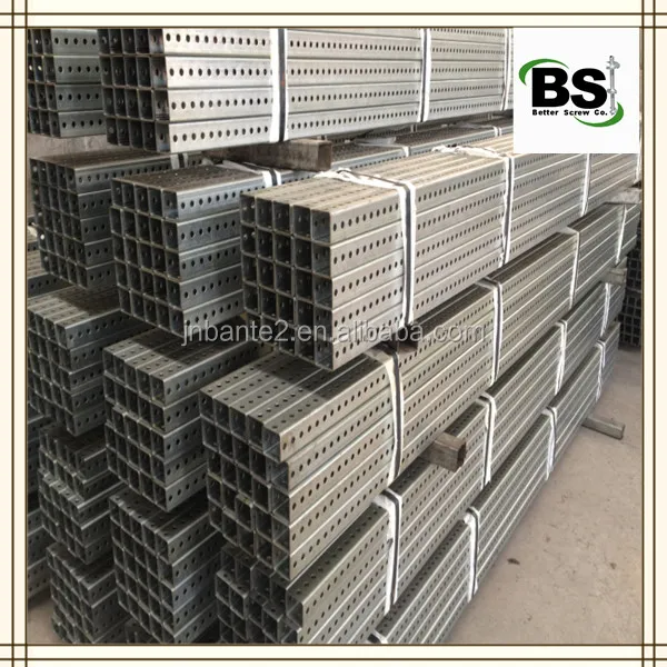 Zinc Plated Steel Perforated Square Tube Buy Perforated Square Tube,Square Hollow Steel Tube