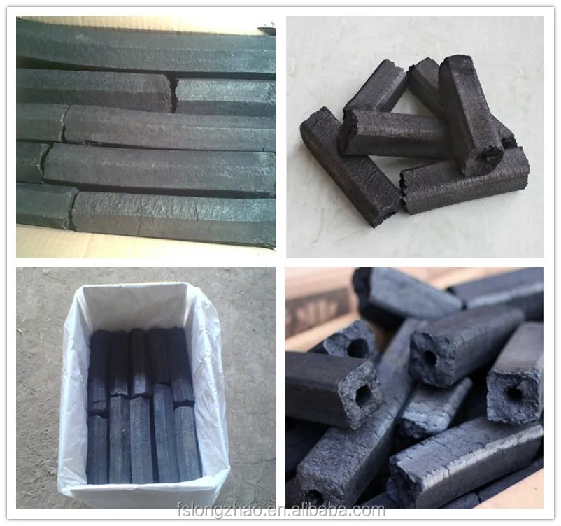 Black Charcoal Type and Briquette Shape Charcoal