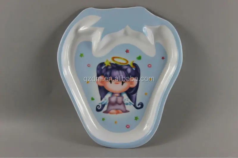 Strawberry Melamine Plate For Kids