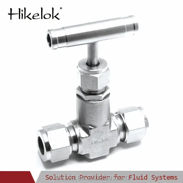 Stainless Steel 2000 Psi 1/8 Inch Threaded Gas Flow Meter Needle Valve