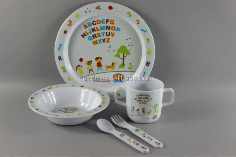 2015 Good Market Melamine Dinner Set For Child