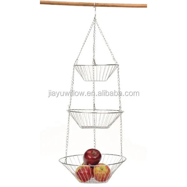 Wrought Iron Fruit Baskets Fruit Display Basket Apple Shape Fruit