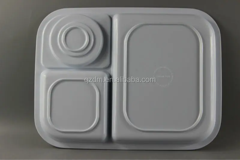 Kids 3 Section Square Plate