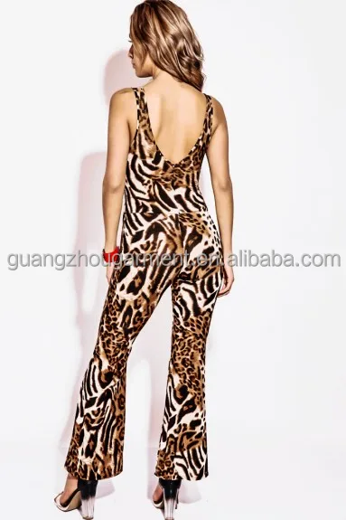 leopard print playsuit plus size