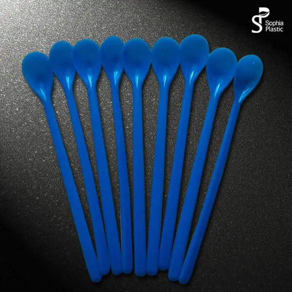 Food Grade Long Handle Tea Spoons Mini Plastic Spoon Disposable Buy