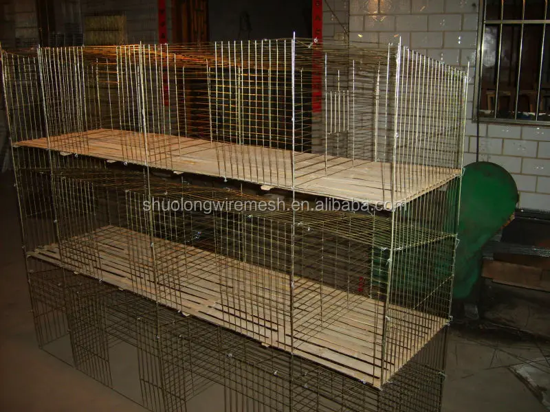 Easy Clean Indoor Wire Rabbit Cage With Tray And Wire Bottom Buy